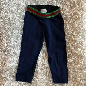 Gucci Navy Blue Leggings